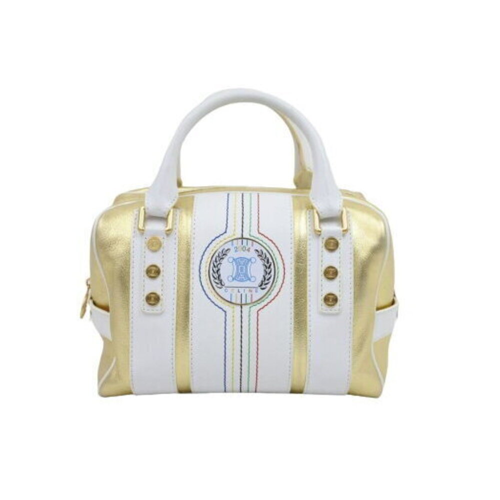Celine Edition Athens Handbag Gold Limited Bag White Macadam Olympics - Picture 2 of 7
